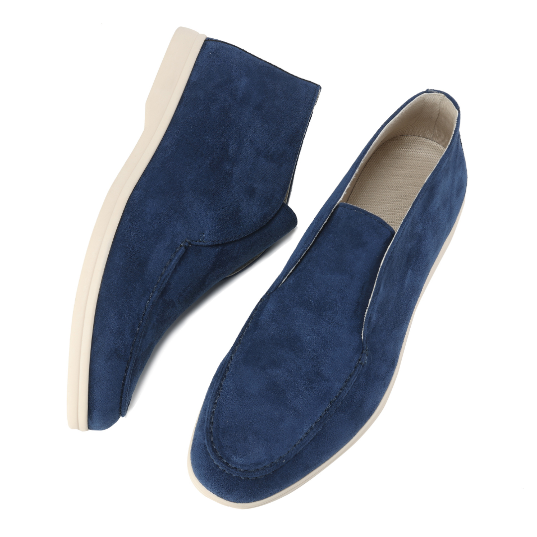 Hohe Wildleder-Loafer von Empor – Old-Money-Stil