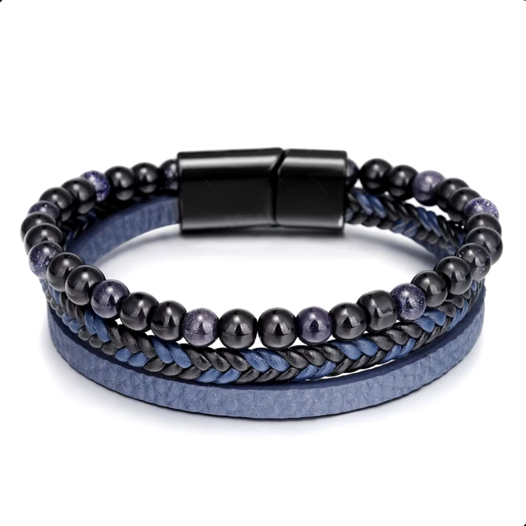 Empor Cesari – Luxuriöses blaues Armband mit Perlen