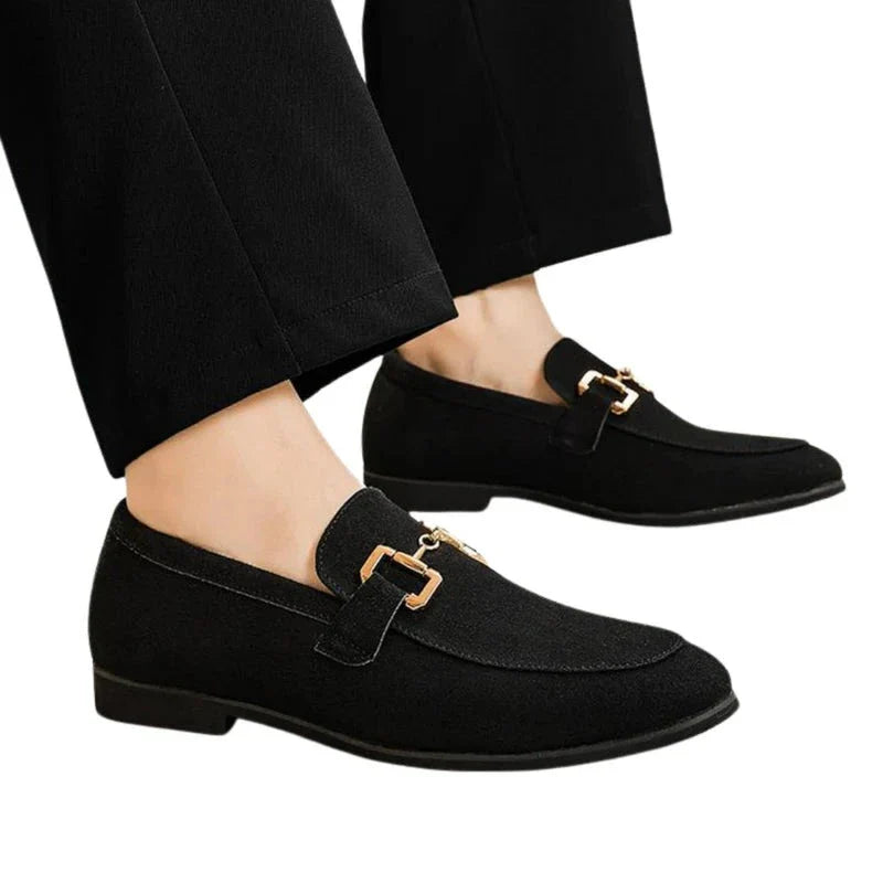 Luxuriöse Wildleder-Loafer von Empor – Old-Money-Stil